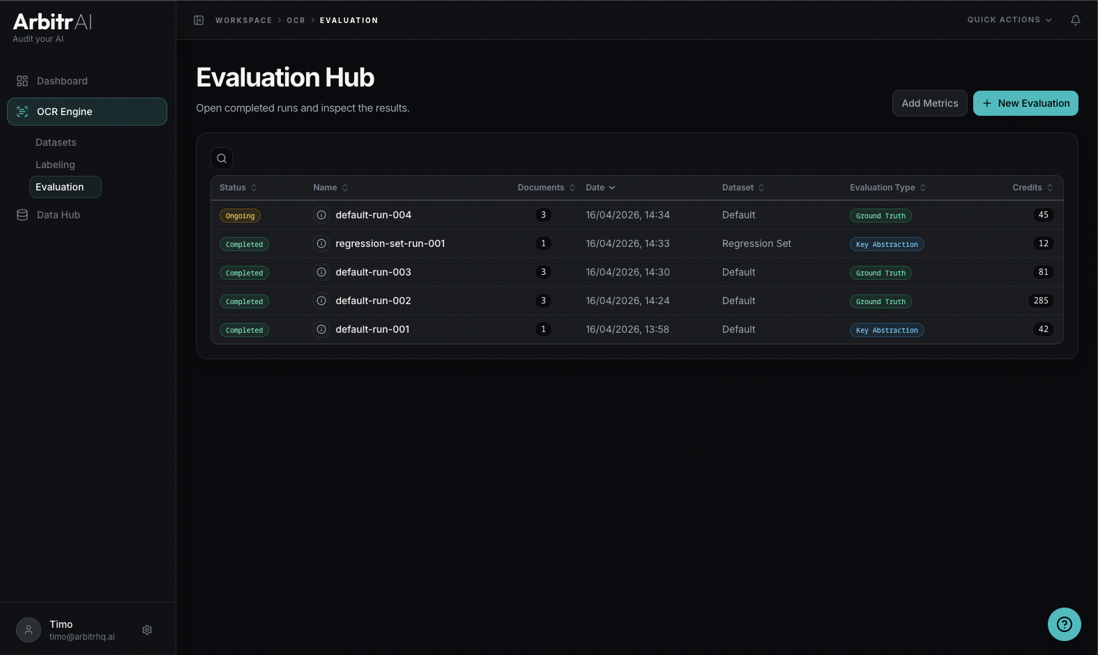 Evaluation Hub